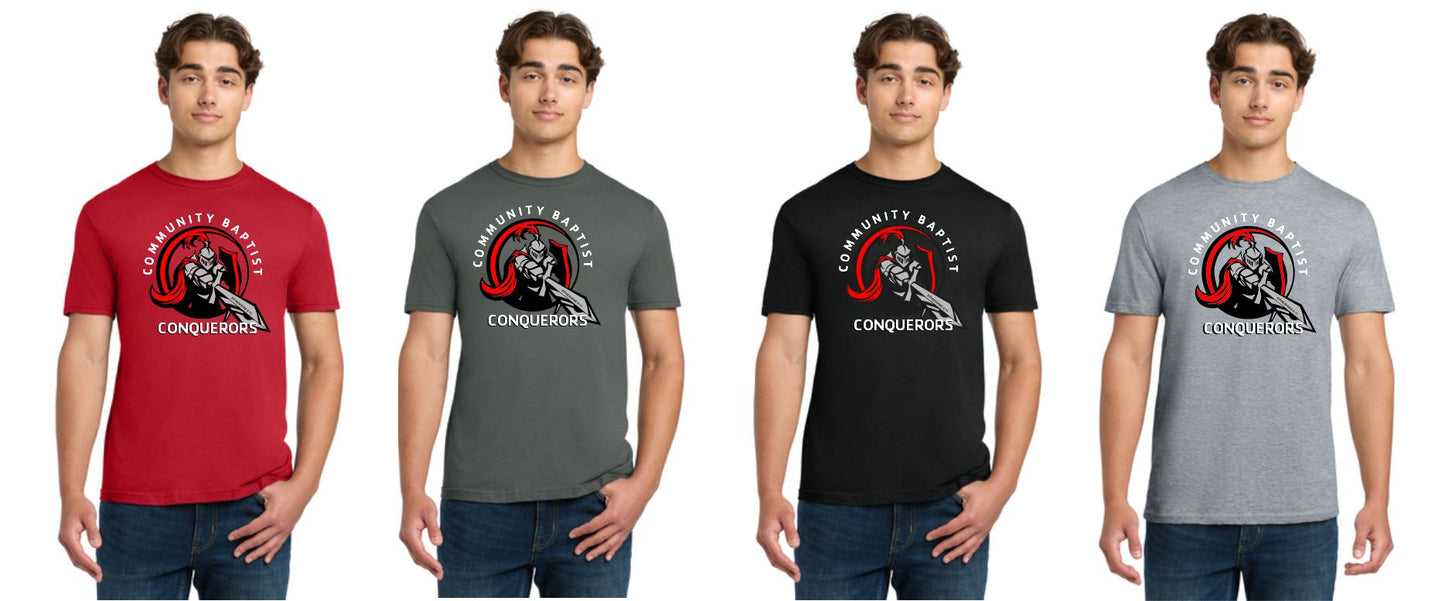 Large Conqueror design t-shirt